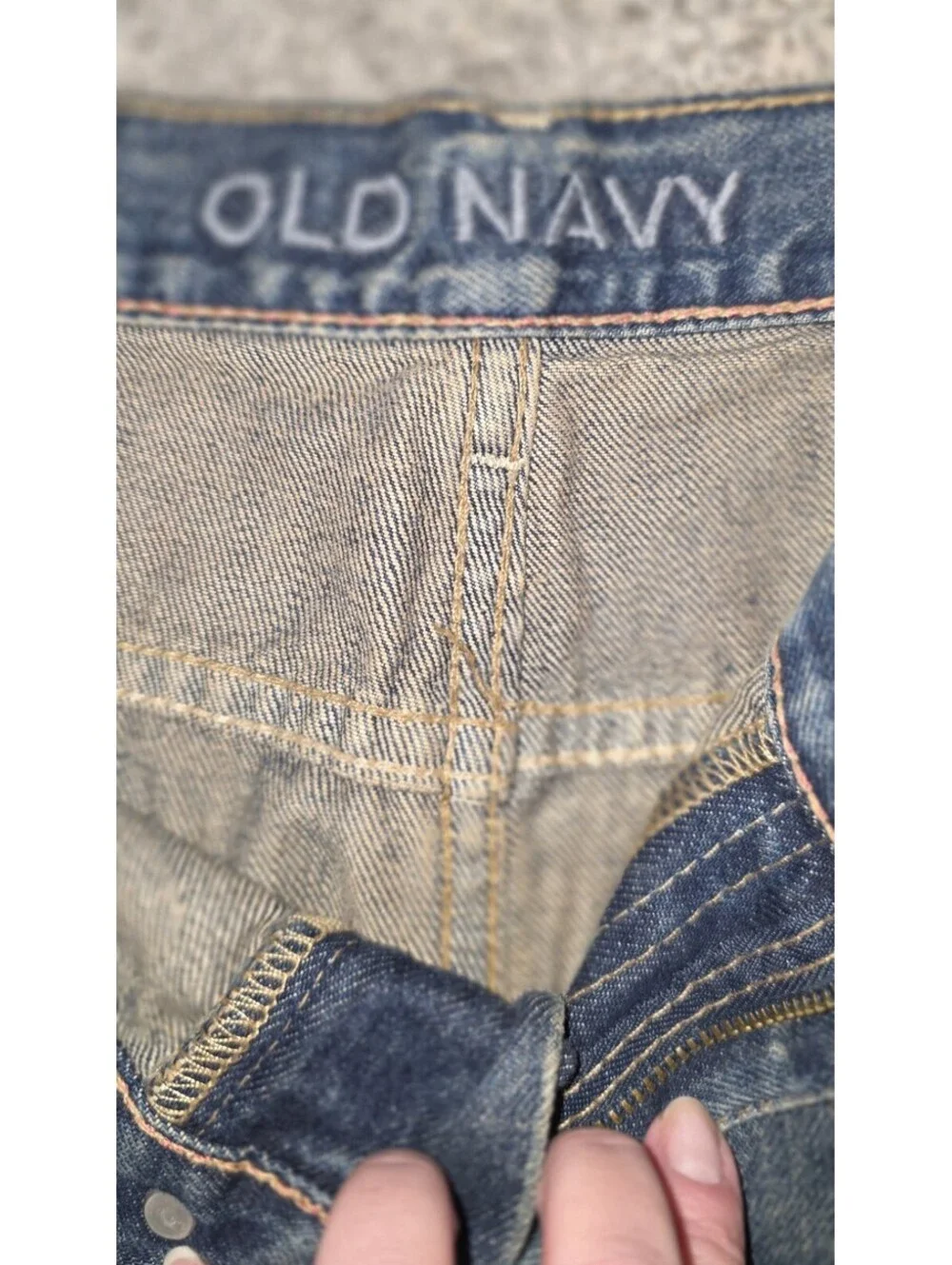 Old Navy Men's Loose Fit Straight Leg Jeans 36W x 30L Pre-Owned